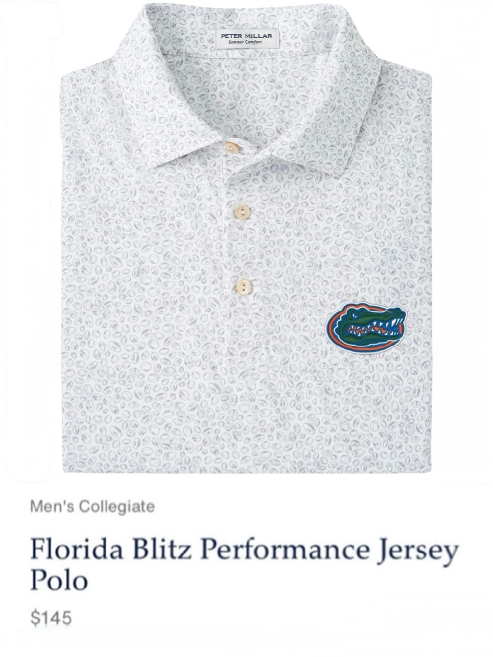 PETER MILLAR Florida Blitz Performance Jersey
Polo